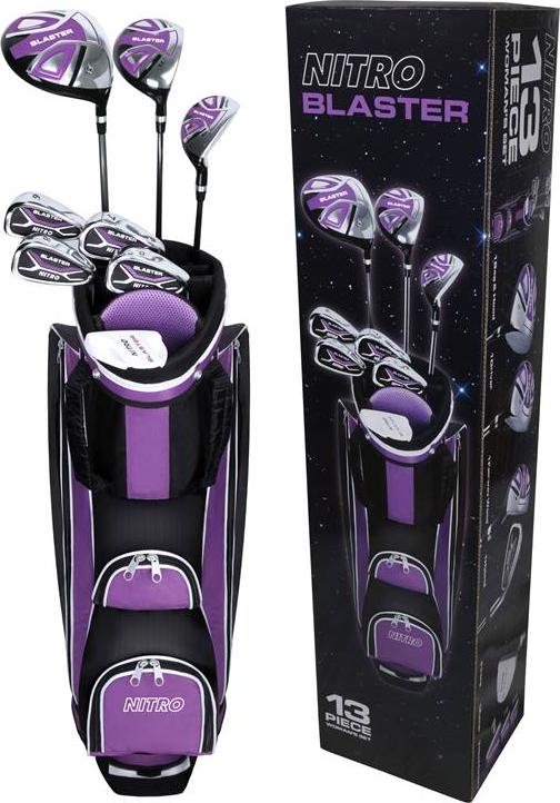 Nitro Golf Club Complete Set. Ladies. 13-Piece. Right-Handed