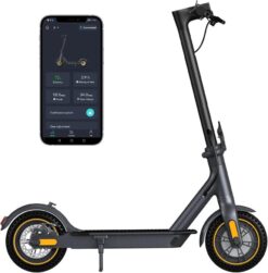 Electric Scooter -500W Motor 10 Solid Tires.Up to 18 Miles Long-Range and 19 MPH Portable Folding Commuting Scooter for Adults