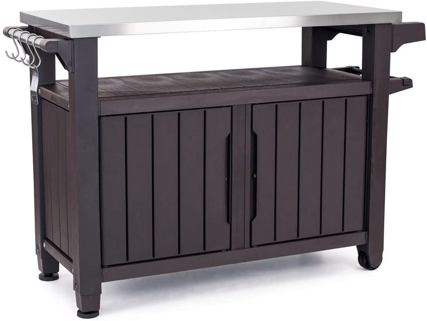 Keter Unity XL Portable Outdoor Table and Storage