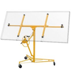 Stark USA 65044 65044 Drywall Lift 11′ Yellow Rolling Sheetrock Panel Hoist Jack