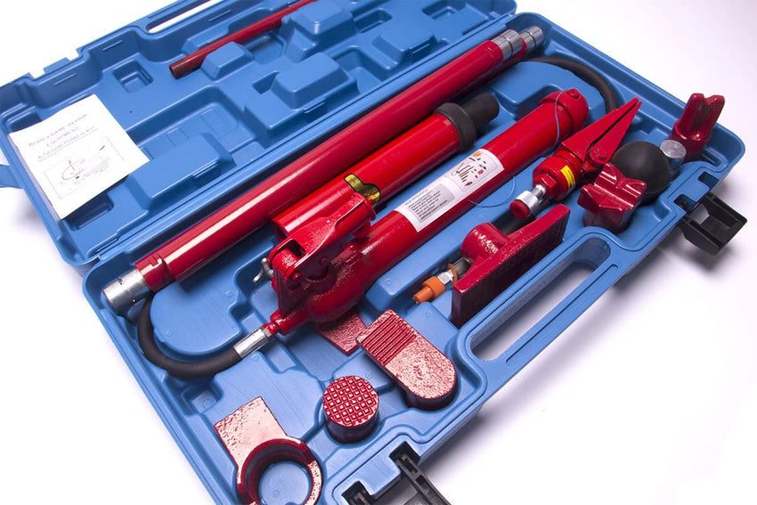 10 Ton Porta Power Hydraulic Jack Repair Kit Auto Shop Air Pump Lift Ram Body Frame Tool Heavy Set - Image 6