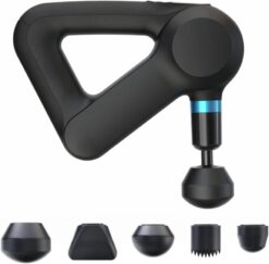 TheraGun Elite Ultra-Quiet Percussion Massage Gun for Deep Tissue Muscle Pain Relief. Handheld Electric Massager Perfect for Neck. Back. and Full Body Tension. Bluetooth and USB-C Charging. 5th Gen