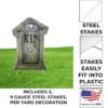12 Halloween Tombstones for Halloween Cemetery - Image 4
