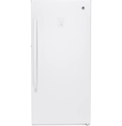 GE 14.1 Cu. ft. White Frost-free Upright Freezer FUF14DLRWW