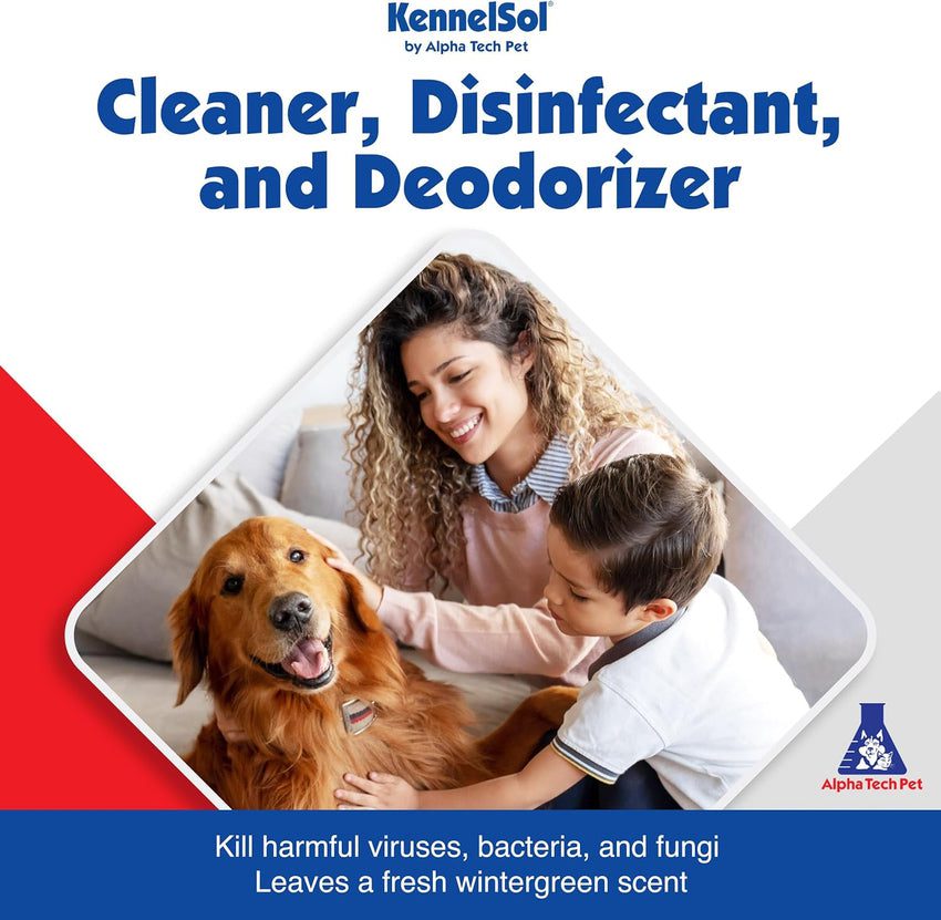 1-Step Kennel Cleaner – EPA Registered Liquid Concentrate Disinfectant and Deodorizer. Effective Against Bacteria and Viruses – 5 Gallons by Alpha Tech Pet - Image 3