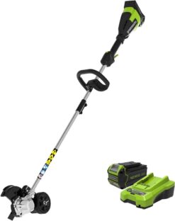 40V 8 Brushless Edger. 4.0Ah USB Battery and Charger Included