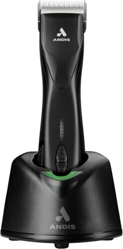 79170 Pulse Zr II 5-Speed Detachable Blade Clipper. Cordless Animal/Dog Grooming. Removable Lithium Ion Battery. LED Charge Light. Black