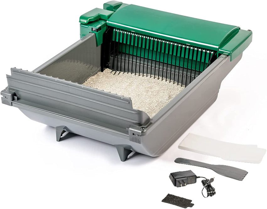 Pet Zone Smart Scoop Automatic Litter Box (Self Cleaning Litter Box. Cat Litter Box with No Expensive Refills)