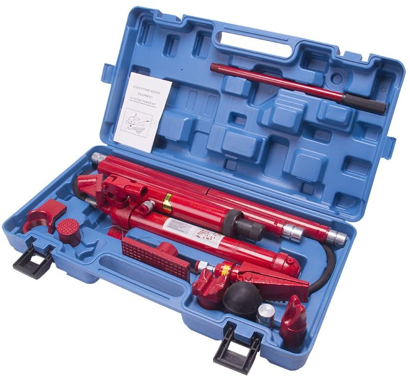 10 Ton Porta Power Hydraulic Jack Repair Kit Auto Shop Air Pump Lift Ram Body Frame Tool Heavy Set - Image 5