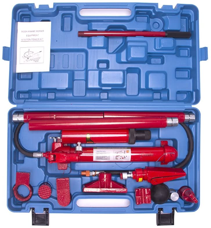 10 Ton Porta Power Hydraulic Jack Repair Kit Auto Shop Air Pump Lift Ram Body Frame Tool Heavy Set - Image 2