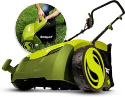 12-Amp 13-Inch Electric Dethatcher and Scarifier w/Removeable 8-Gallon Collection Bag