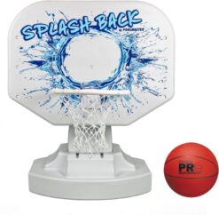 Splashback Poolside Basketball Game . Blue 34W x 38D x 45H in.
