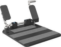 Portable left foot accelerator gas pedal LFGP secures driving aid