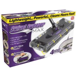 Ontel Products Swsmax Max Cordless Swivel Sweeper New.Removable. Cleanable