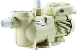 Pentair EC-342001 SuperFlo VS Variable Speed Pool Pump. 1 1/2 Horsepower. 115/208-230 Volt. 1 Phase – Energy Star Certified. Almond