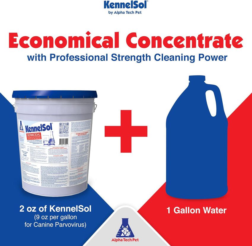 1-Step Kennel Cleaner – EPA Registered Liquid Concentrate Disinfectant and Deodorizer. Effective Against Bacteria and Viruses – 5 Gallons by Alpha Tech Pet - Image 5