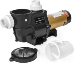XtremepowerUS 2HP In-Ground Swimming Pool Pump Variable Speed 2 Inlet 230V High Flo w/ Slip-On Fitting