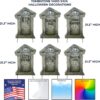 12 Halloween Tombstones for Halloween Cemetery - Image 3