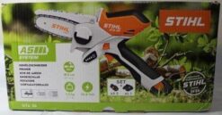 STIHL GTA 26 PRUNER CHAINSAW W CARRYING CASE. BATTERY AND CHARGER.