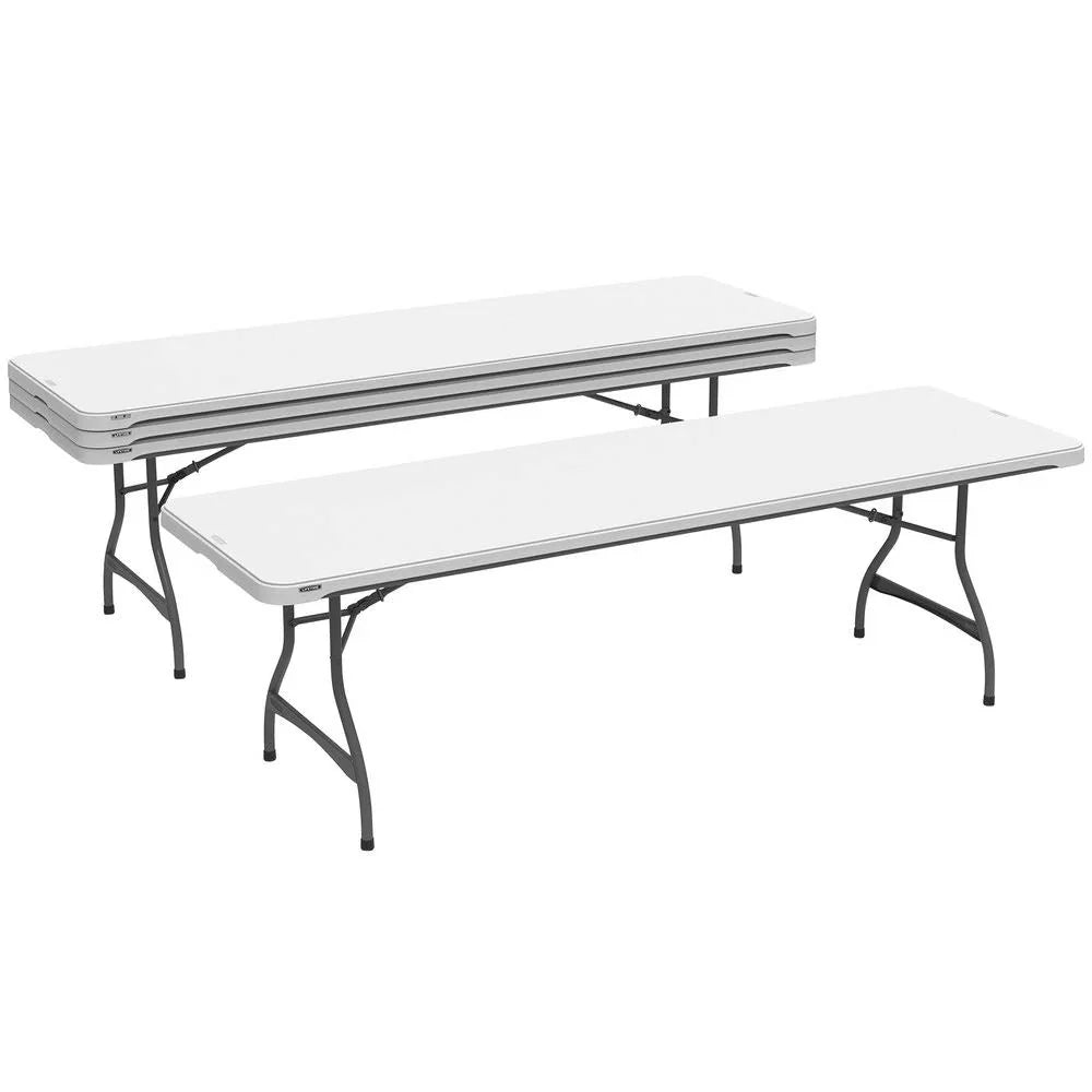 Lifetime 4-Pack Commercial Stacking 8 ft Folding Table - Image 3