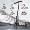 Electric Scooter, 350W/500W Powerful Motor, 8.5"/10" Solid Tires, 19/22Mph, 28/21/12 Miles Range,Dual Braking - Image 3