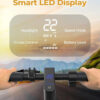Electric Scooter - 8.5" Solid Tires, 350W Motor, Up to 19 MPH and 21-23 Miles Long-Range Portable Foldable Commuting Scooter for Adults with Double Braking System and App - Image 33