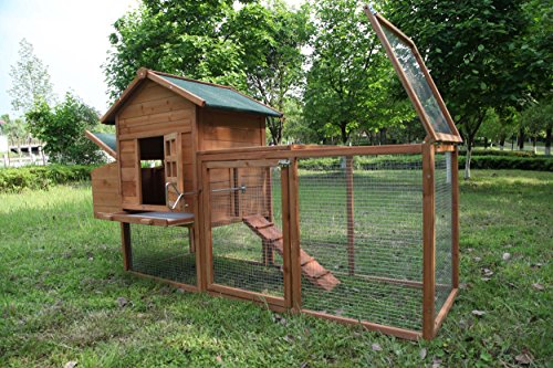 Outdoor 80 inch wooden chicken coop nest box chicken coop poultry pet cage - Image 3