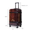 The Ten (10-Bottle) Wine Luggage, TSA Approved Anti-Theft Zipper, Lightweight Hard Shell Spinner Suitcase - Image 8