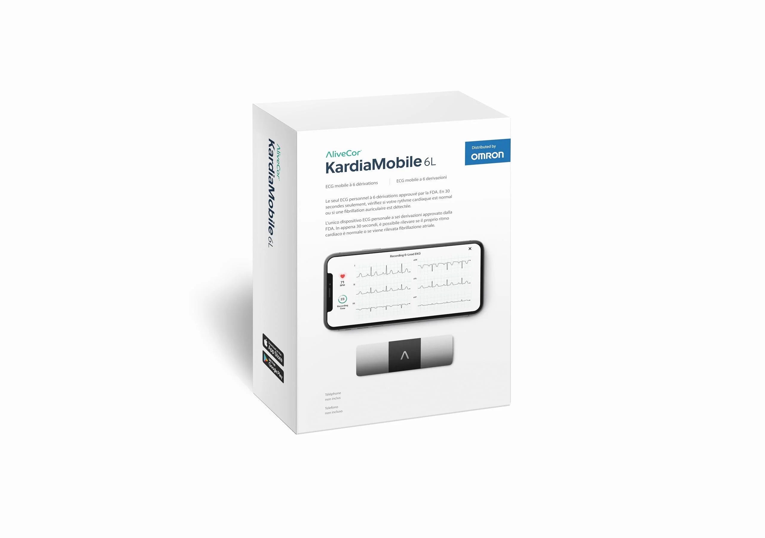 KardiaMobile 6L Personal EKG Monitor with Most Smartphones - Image 3