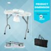LDAILY Portable Nail Table with Electric Dust Collector - Image 10