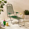 Spaghetti Outdoor Lounge Chair - Sage/ Green - Image 2