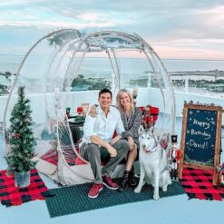Alternative view of Alvantor Bubble Tent Pop Up Gazebo, 8-10 Person Igloo Dome Garden Patio Canopy Shelter