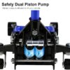 3 Ton Floor Jack, Hydraulic Low Profile Car Jack, Heavy Duty Steel Hydraulic Jack Floor Jack with Dual Piston Quick Lift Pump, Lifting Range 5.1′′-20′′ - Image 4