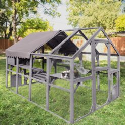 Alternative view of aivituvin Outdoor Cat Run : Large Cat Enclosure