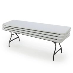 Lifetime 4-Pack Commercial Stacking 8 ft Folding Table