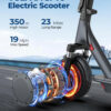 Electric Scooter, 350W/500W Powerful Motor, 8.5"/10" Solid Tires, 19/22Mph, 28/21/12 Miles Range,Dual Braking - Image 26