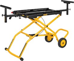 Alternative view of Miter Saw Stand With Wheels (DWX726) Yellow