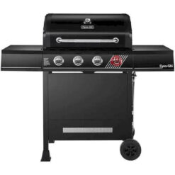 Alternative view of 4-Burner Propane GAS Grill in Matte Black with SearPlus Sear Burner