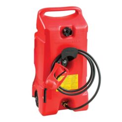 Alternative view of 14 Gallon Portable Gas Fuel Tank with Pump, 2 Pack, Red