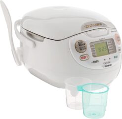 Alternative view of Zojirushi, Made in Japan Neuro Fuzzy Rice Cooker, 5.5-Cup, Premium White