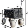 Beach Wagon with 13" Balloon Wheels, Collapsible, All-Terrain, 185L - Image 6