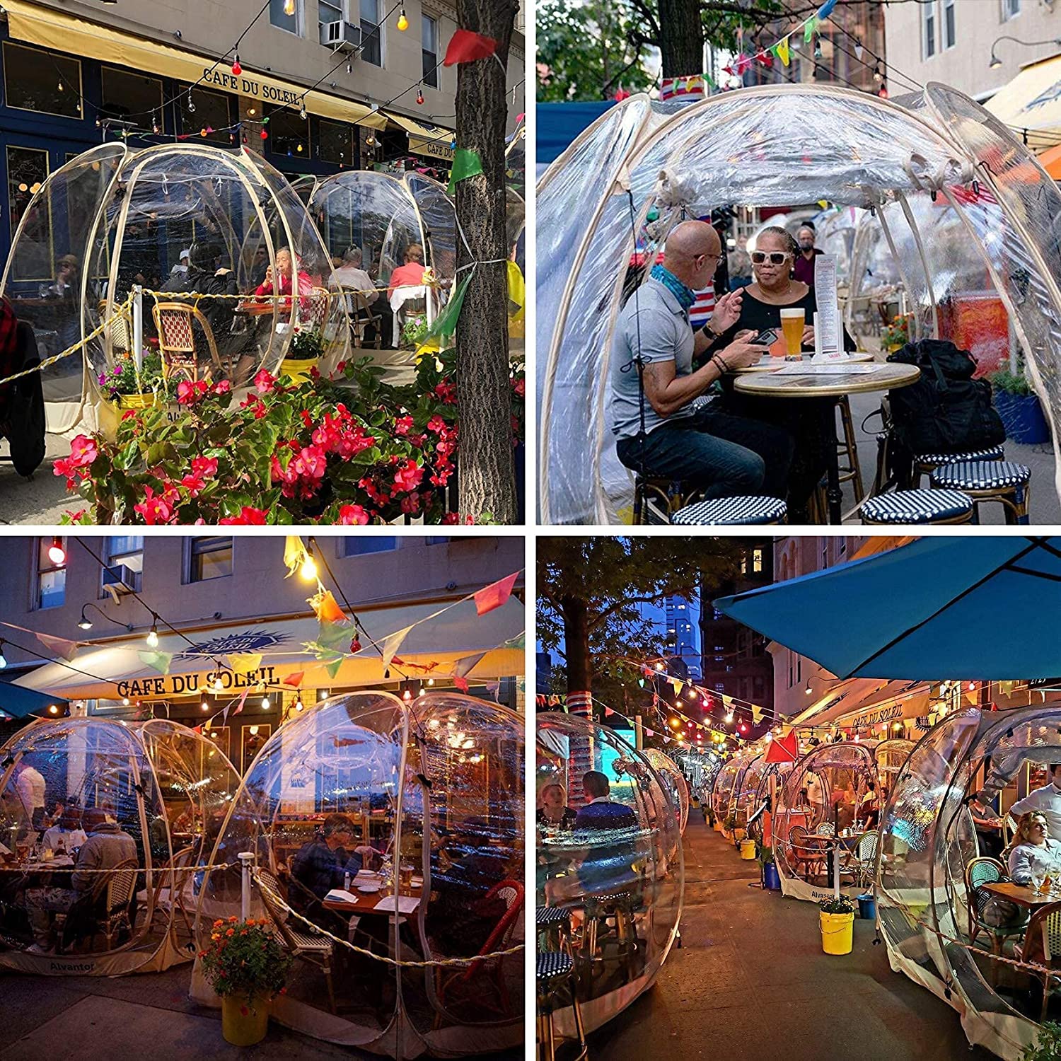 Alvantor Bubble Tent Pop Up Gazebo, 8-10 Person Igloo Dome Garden Patio Canopy Shelter - Image 31