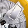 Tornado 24 Inch Grade UL Listed High Velocity Movement Heavy Duty Drum 3 Speed Air Circulator Fan 7800 CFM-Industrial, Commercial, Residential, and Greenhouse Use, Yellow - Image 8