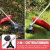 PowerSmart 4-Cycle 31cc 15lb Straight Shaft Gas String Trimmer Weed wacker and Brush Cutter for Lawns and Grass - Image 2