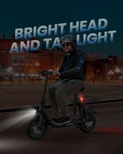 Alternative view of URBANMAX C1 Electric Scooter with Seat, 450W Powerful Motor up to 22 Miles Range