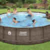 Coleman 18 x 48 Power Steel Frame Above Ground Swimming Pool Set - Image 3