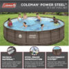 Coleman 18 x 48 Power Steel Frame Above Ground Swimming Pool Set - Image 8