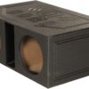 QPower QBOMB12VL Dual 12′′ Vented Subwoofer Box – Durable MDF, Black Rhino Liner Finish - Image 3