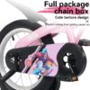 Baprem 18" Girls Bike for 5-9 Years Old Kids, Cute Kids Bike with Training Wheels, Steel Frame Sporty Children Bicycle, Pink - Image 18