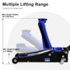 3 Ton Floor Jack, Hydraulic Low Profile Car Jack, Heavy Duty Steel Hydraulic Jack Floor Jack with Dual Piston Quick Lift Pump, Lifting Range 5.1′′-20′′ - Image 5